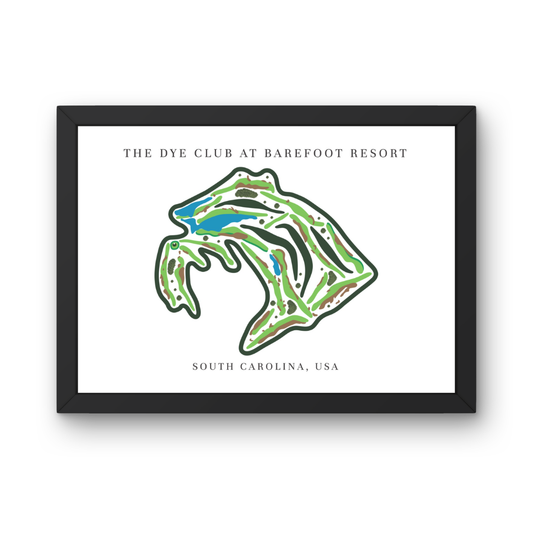 The Dye Club At Barefoot Resort, Golf Course Prints, South Carolina