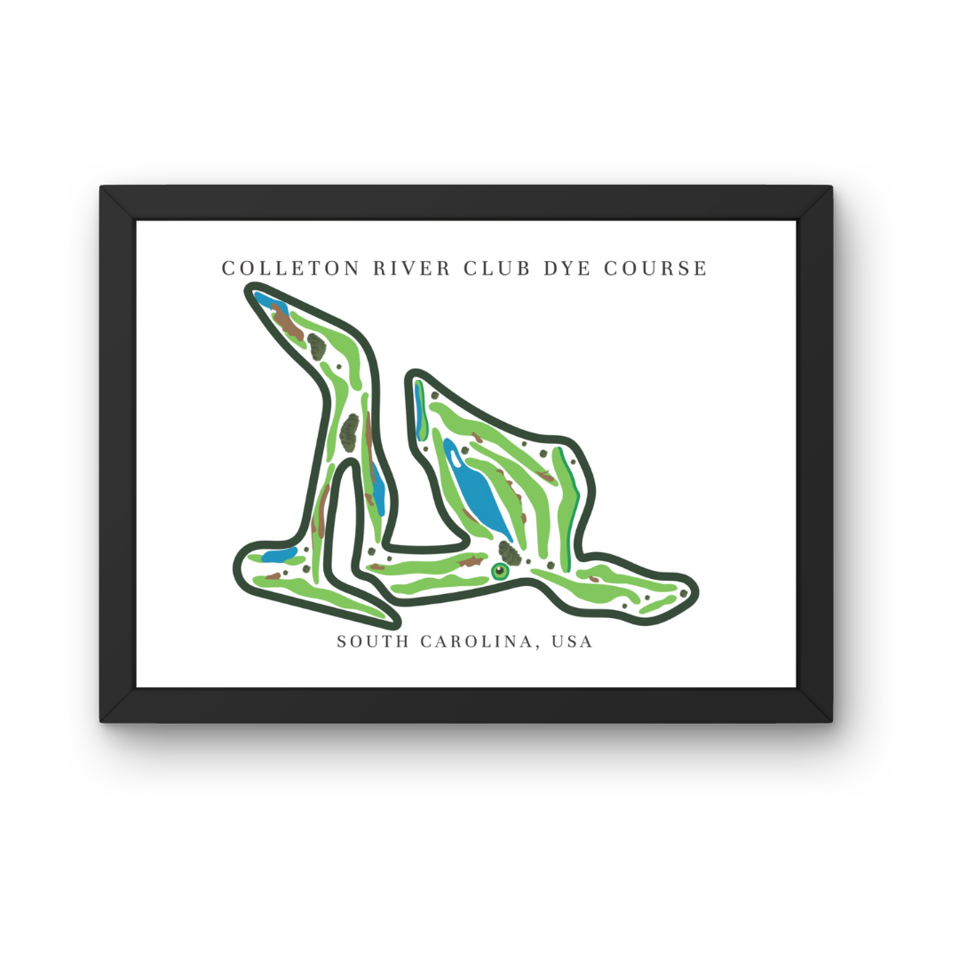 Colleton River Club- Dye Course, Golf Course Prints, South Carolina