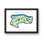 Colonial Country Club, Golf Course Prints, Texas