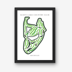 Scott Lake Country Club Golf Course Prints, Michigan, Golf Map Artwork