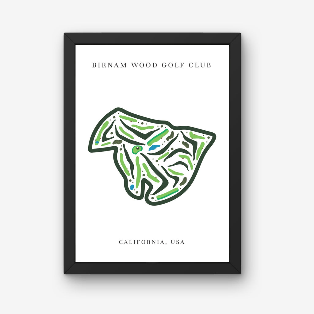 Birnam Wood Golf Club, Golf Course Print, California