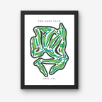 The Golf Club Golf Course Prints, Ohio, Golf Map Artwork