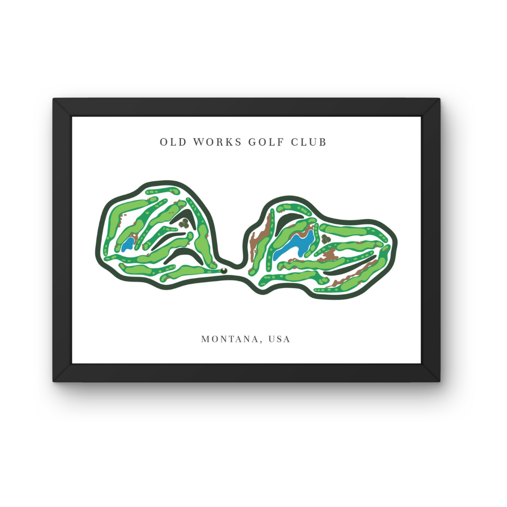 Old Works Golf Club, Golf Course Prints, Montana