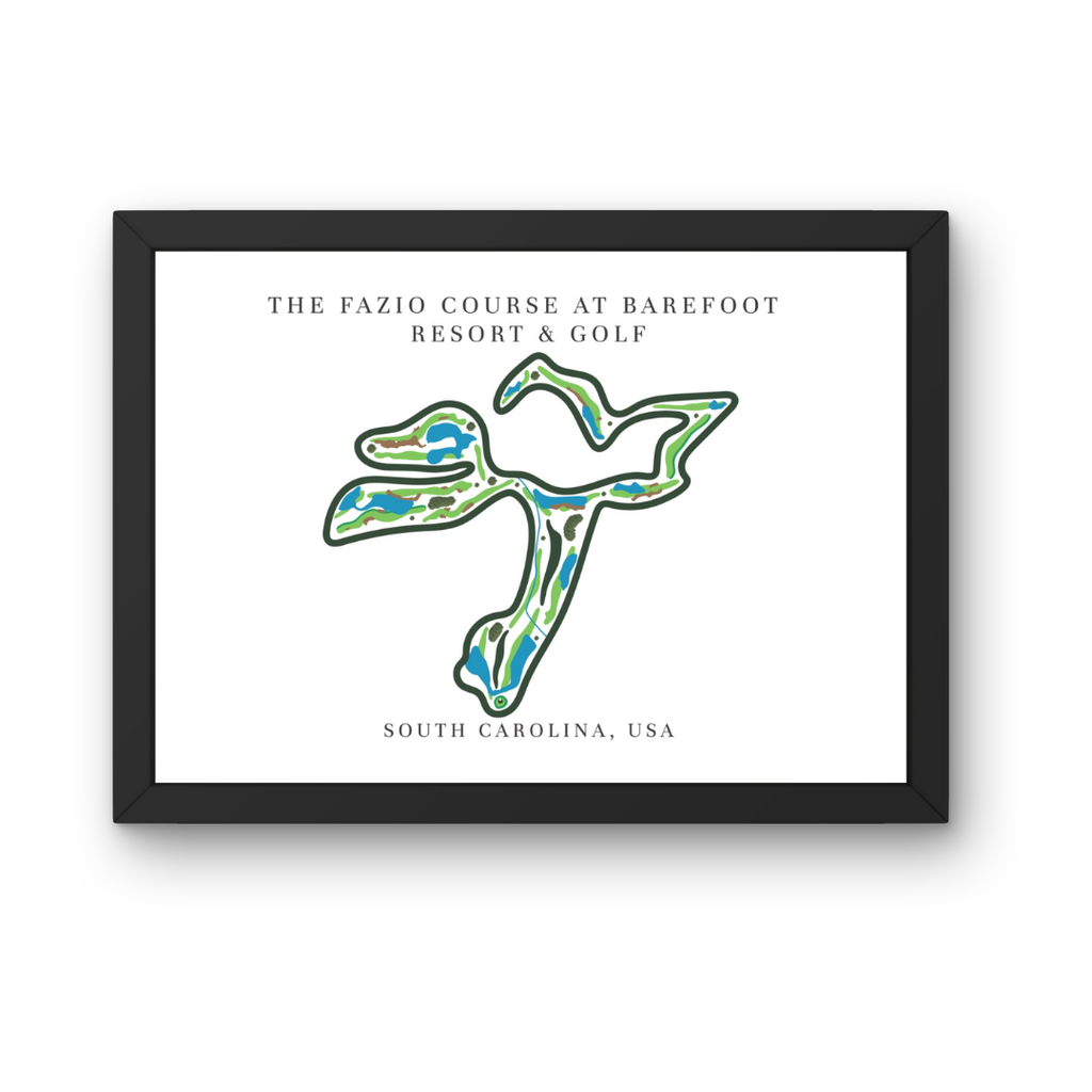 The Fazio Course at Barefoot Resort & Golf, Golf Course Prints, South Carolina