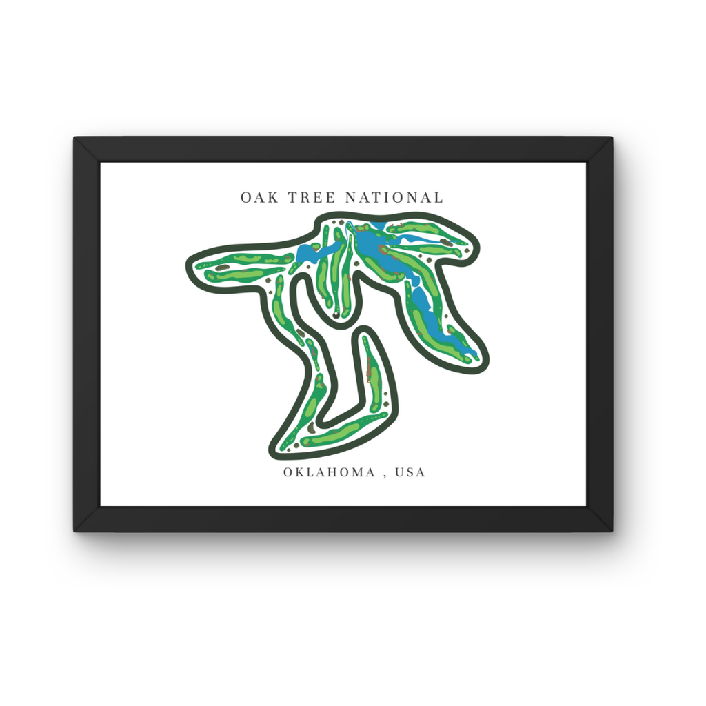 Oak Tree National, Golf Course Prints, Oklahoma