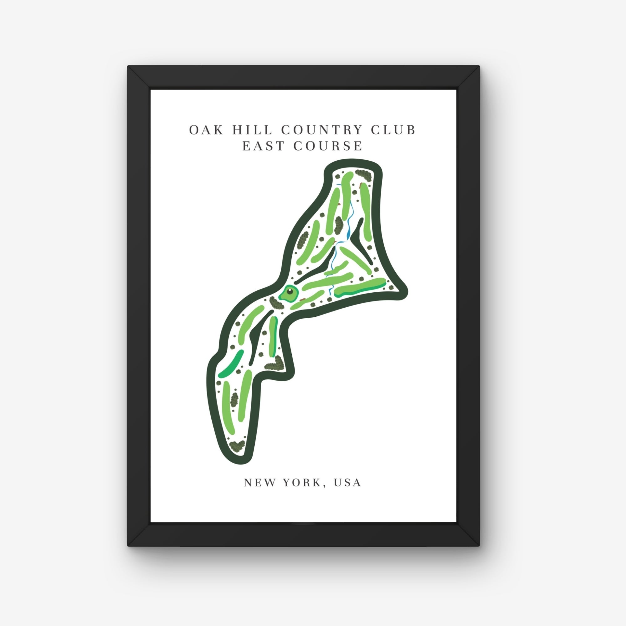 Oak Hill Country Club East, Golf Course Print, New York