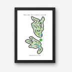WE-KO-PA Golf Club Golf Course Prints, Arizona, Golf Map Artwork