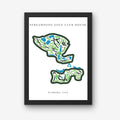 Streamsong Golf & Club house, Golf Course Print, Florida