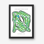 Chicago Golf Club Golf Course Prints, Illinois, Golf Map Artwork