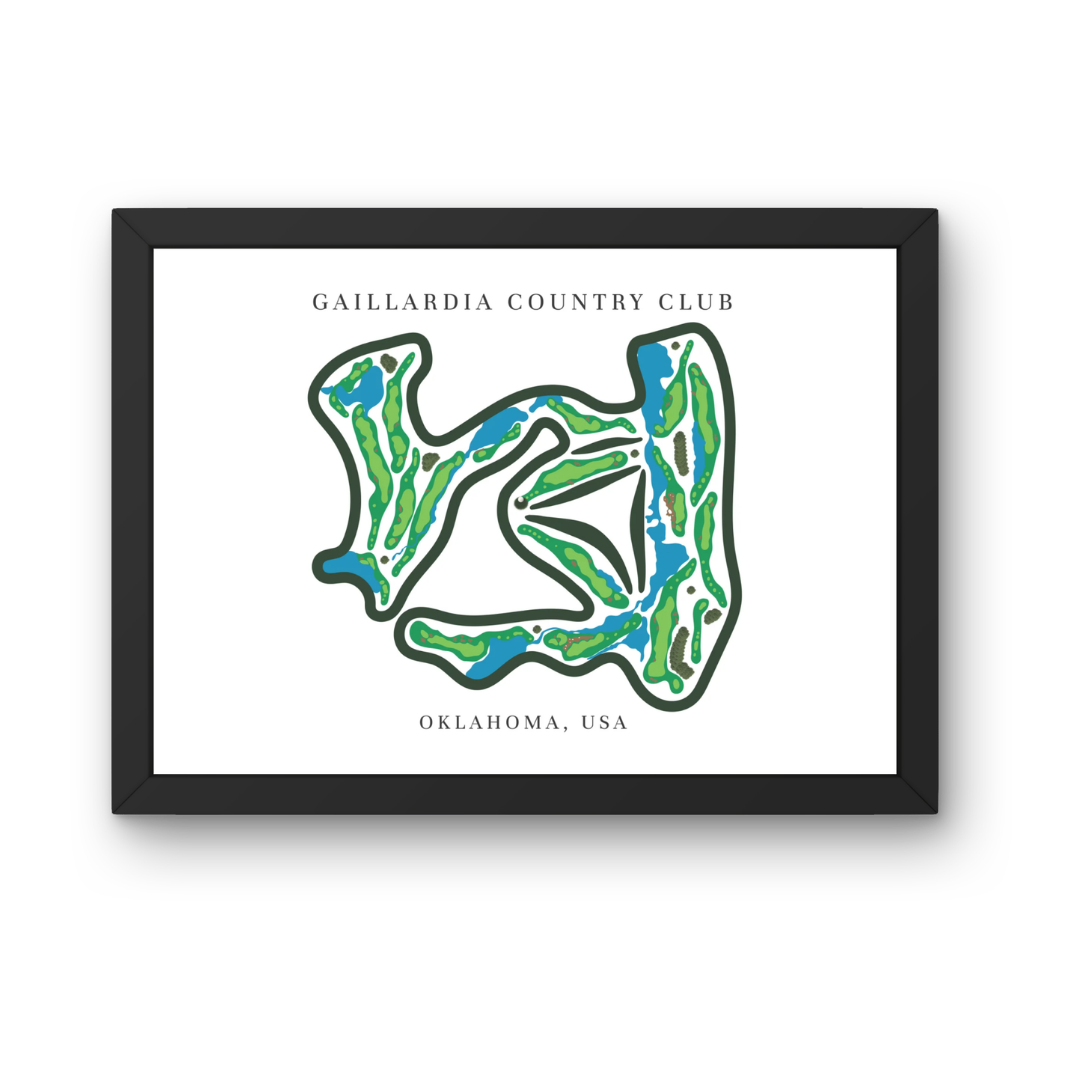 Gaillardia Country Club, Golf Club, Golf Course Print, Oklahoma