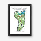 The Lido Course at Sand Valley Golf Resort Golf Course Prints, Wisconsin, Golf Map Artwork