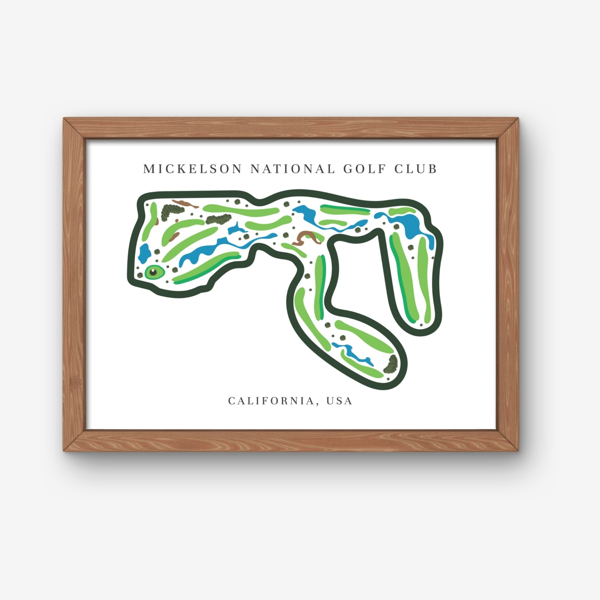 Mickelson National Golf Club, Golf Course Print, California