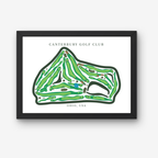 Canterbury Golf Club Golf Course Prints, Ohio, Golf Map Artwork