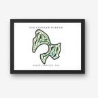 Old Chatham Golf Course Prints, North Carolina, Golf Map Artwork