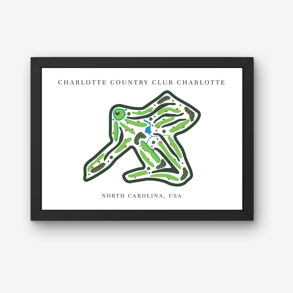 Charlotte Country Club Golf Course Print, North Carolina