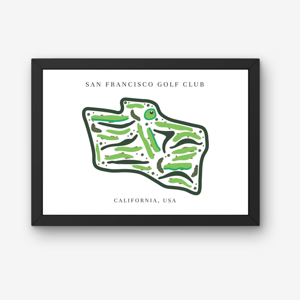 San Francisco Golf Club, Golf Course Print, California