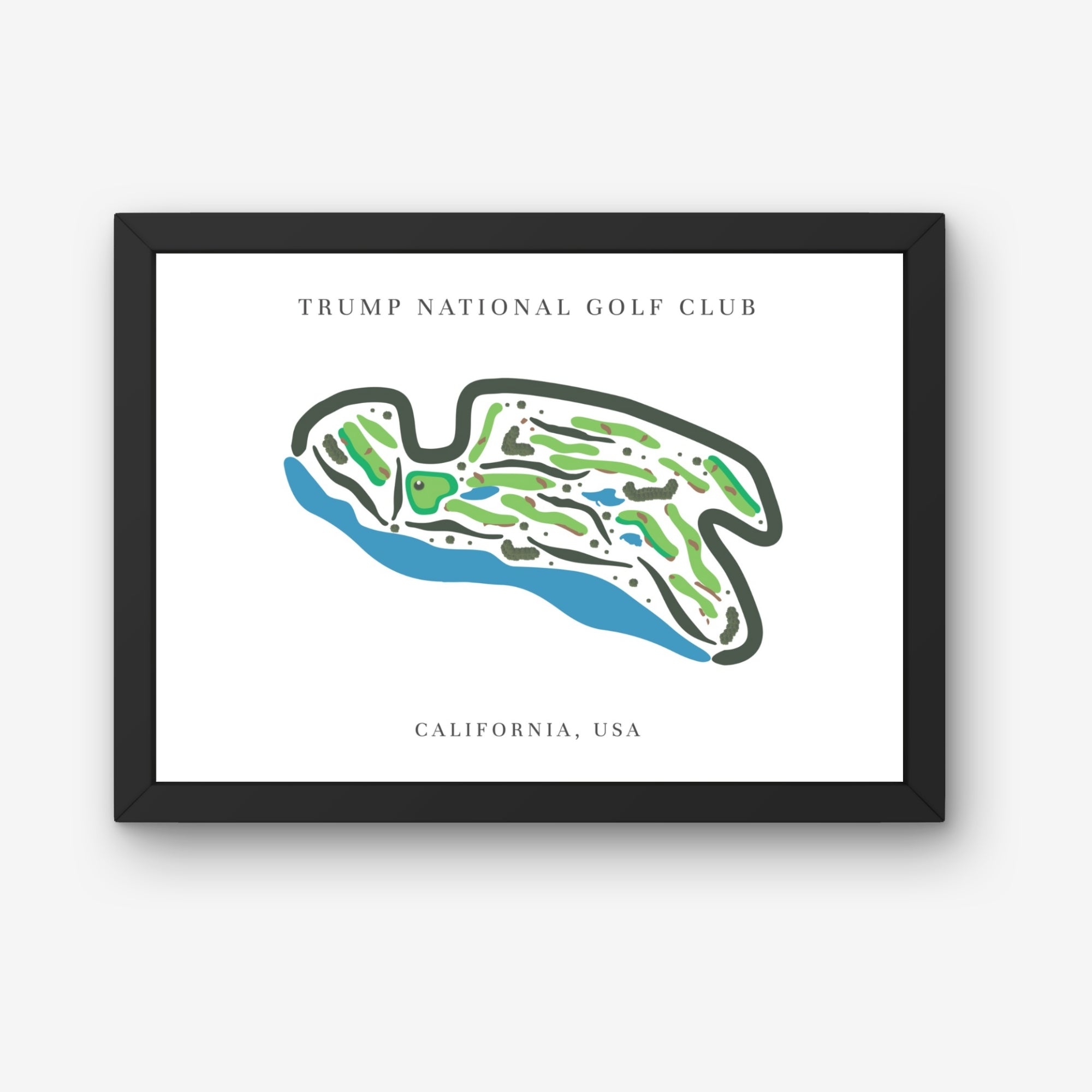 Trump National Golf Club, Golf Course Print, California
