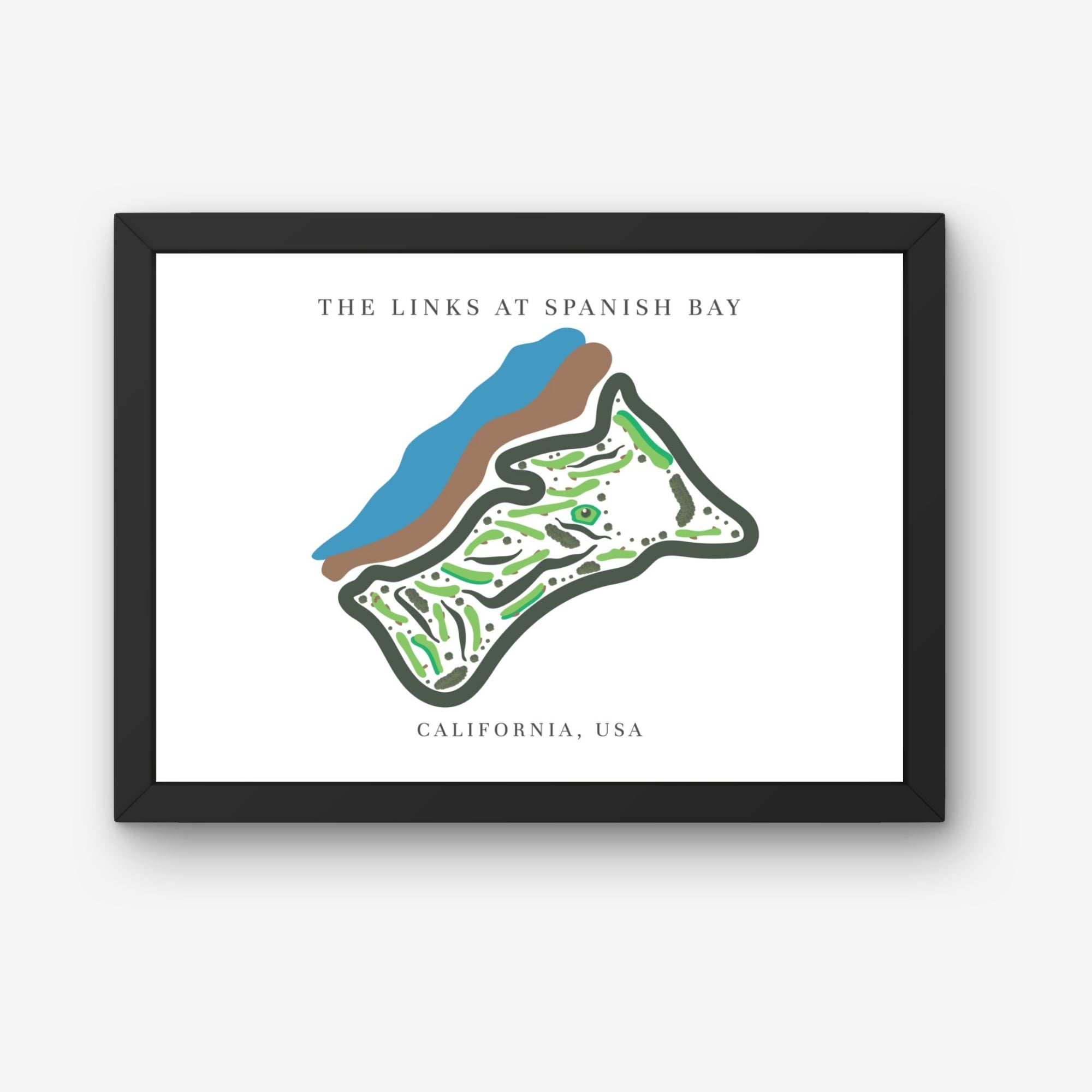 The Links at Spanish Bay Golf Course Print, California