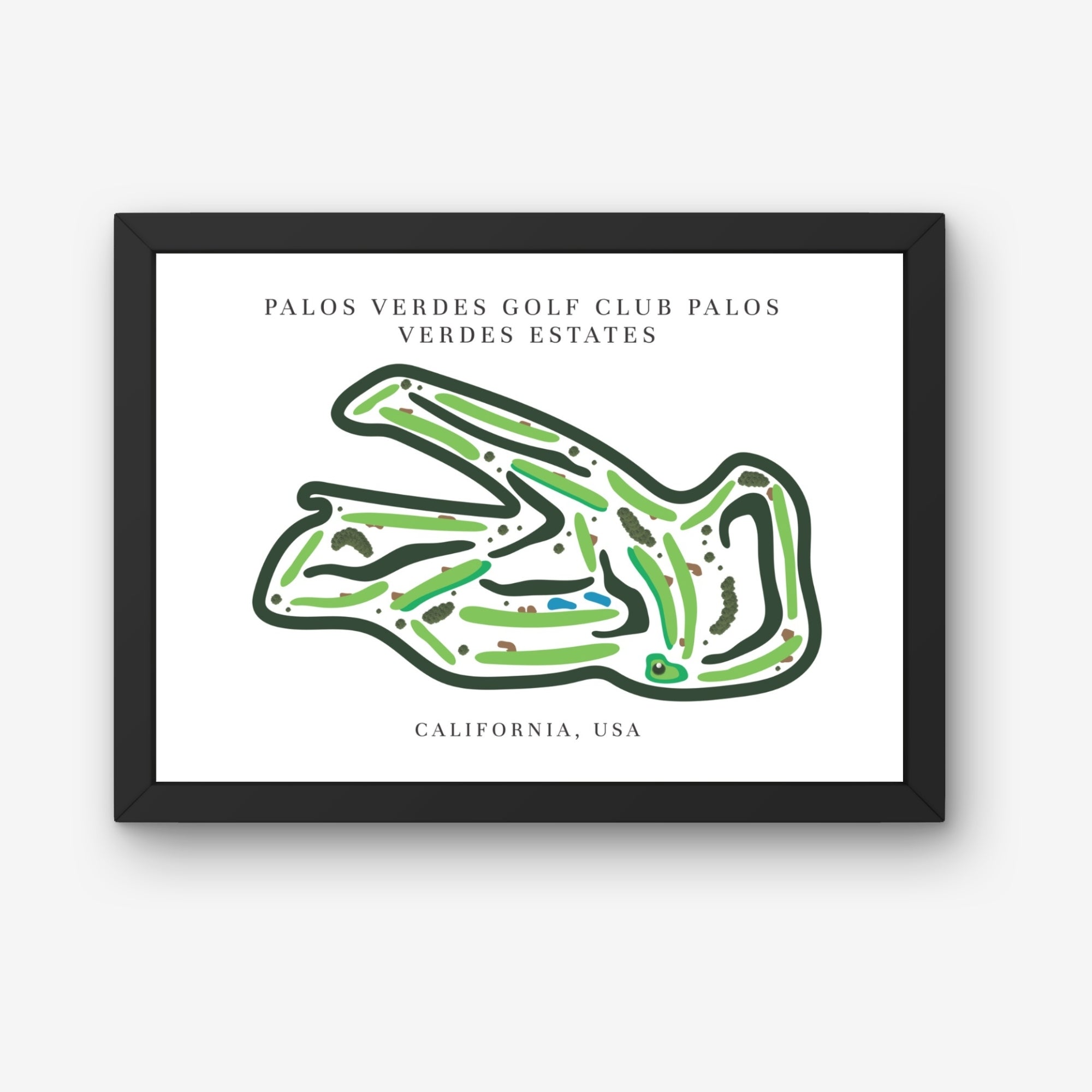 Palos Verdes Golf Club Golf Course Prints, California