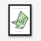 Menlo Country Club, Golf Course Print, California