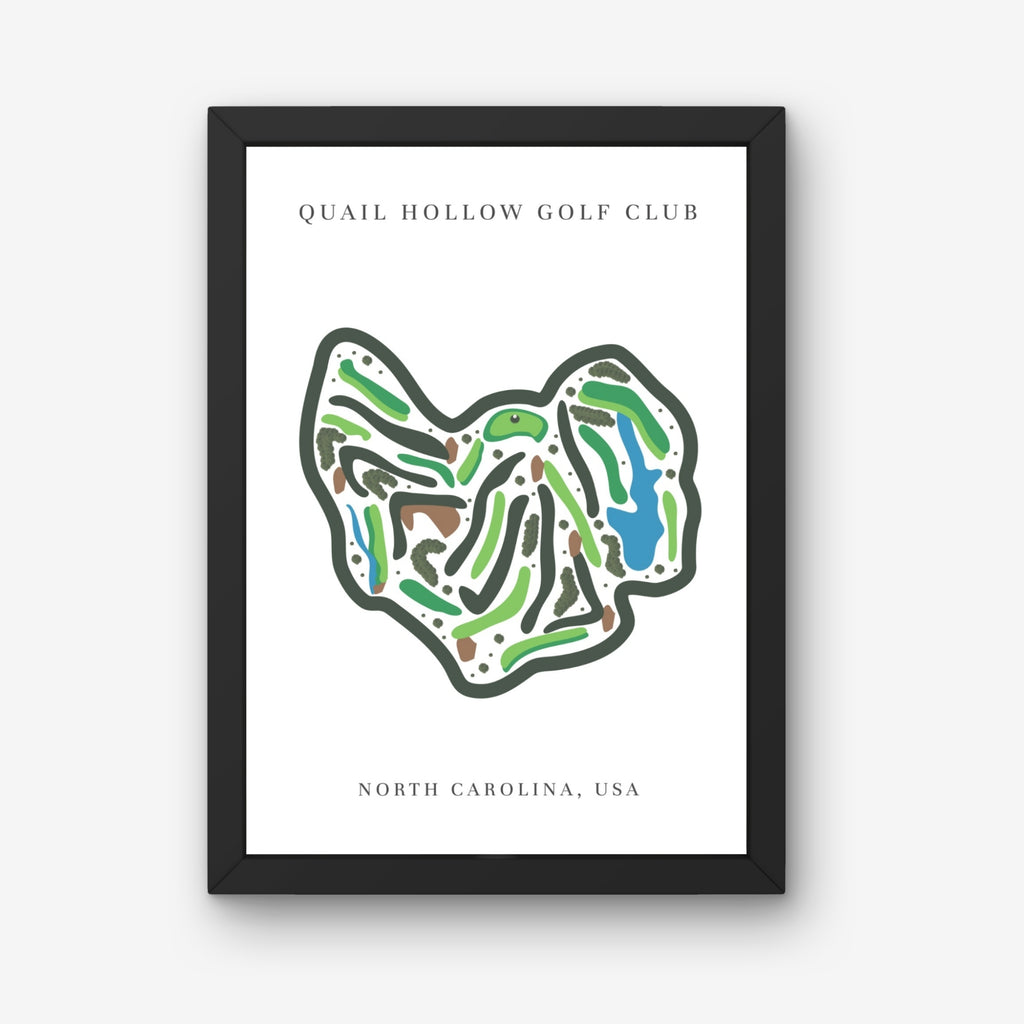 Quail Hollow Golf Club, Golf Course Print, North Carolina