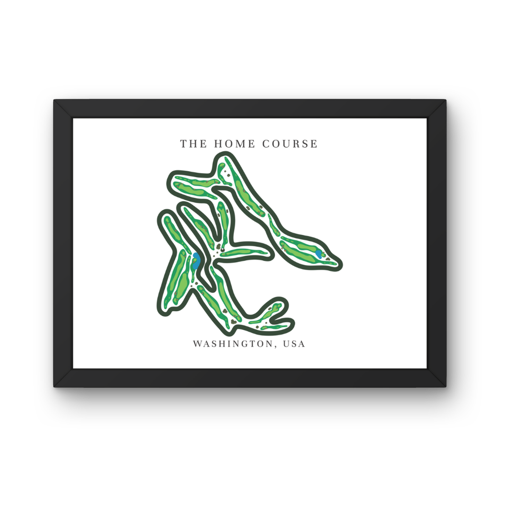 The Home Course, Golf Course Prints, Washington