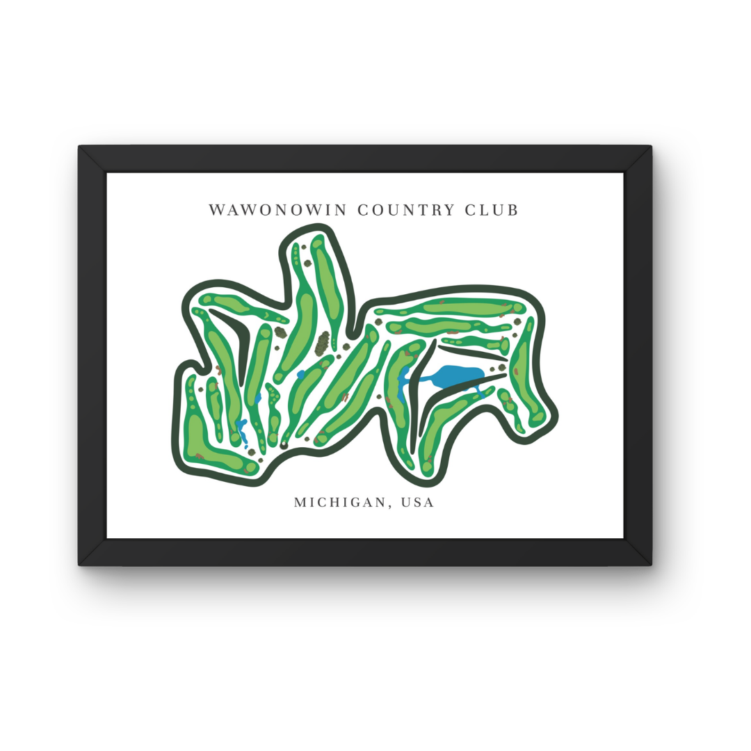 Wawonowin Country Club, Golf Course Prints, Michigan
