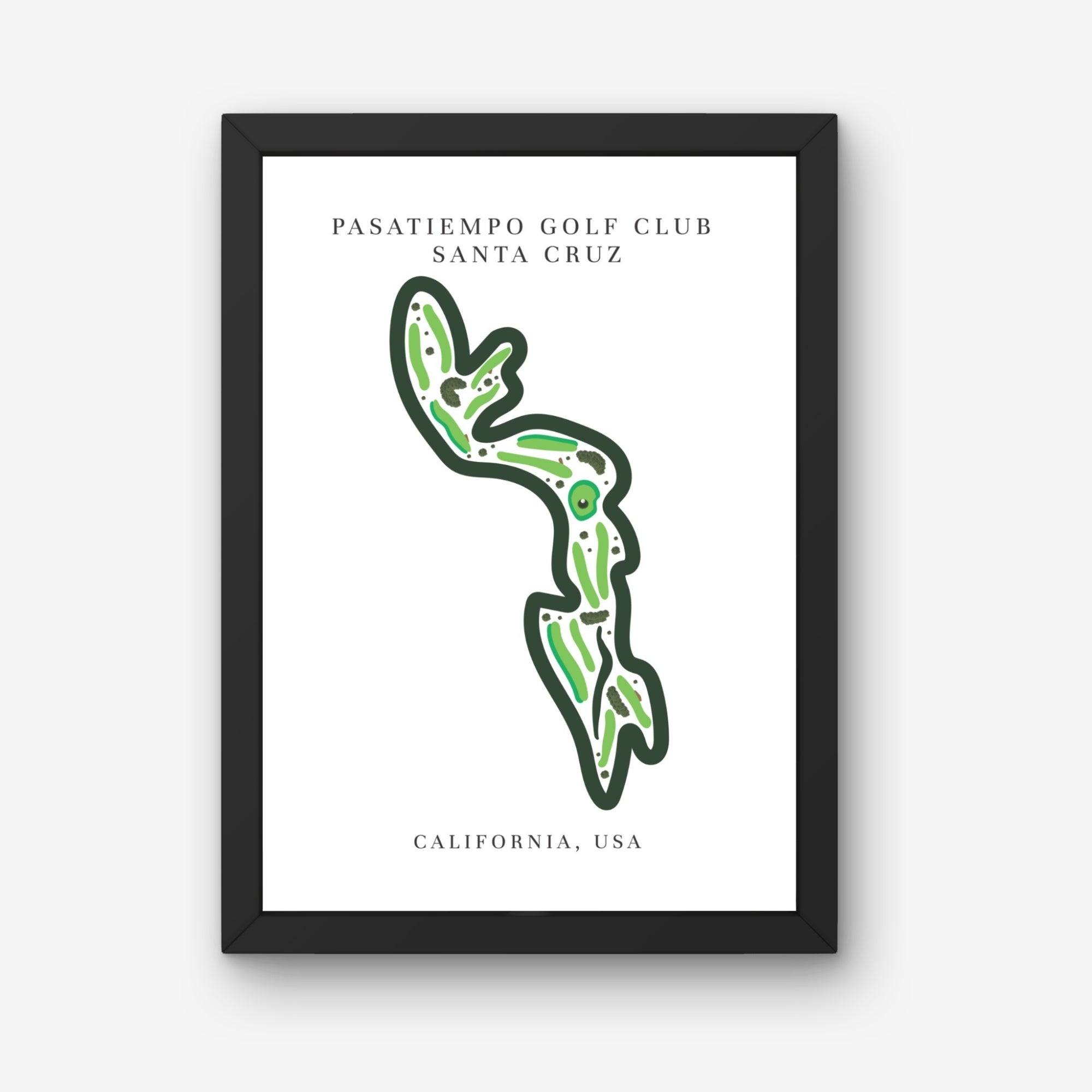 Pasatiempo Golf Club, Golf Course Print, California
