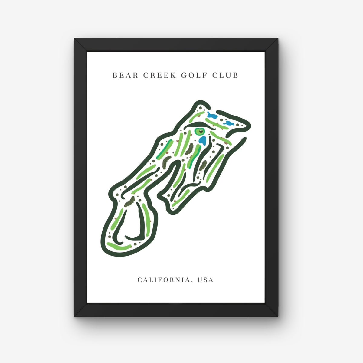 Bear Creek Golf Club, Golf Course Print, California