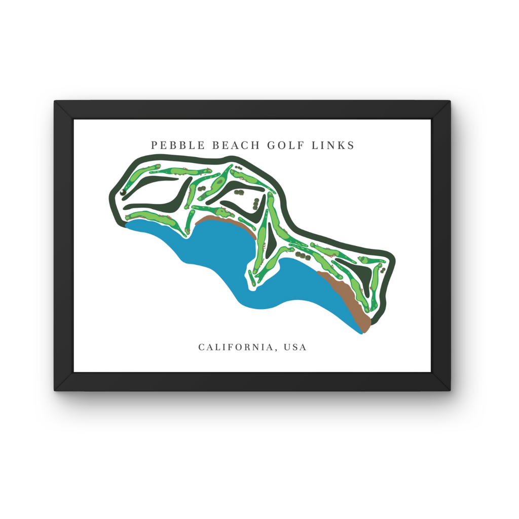 Pebble Beach Golf Links, Golf Course Print, California