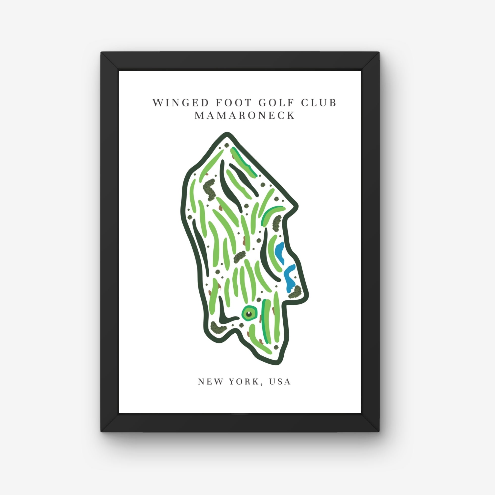 Winged Foot Golf Club, Golf Course Print, New York