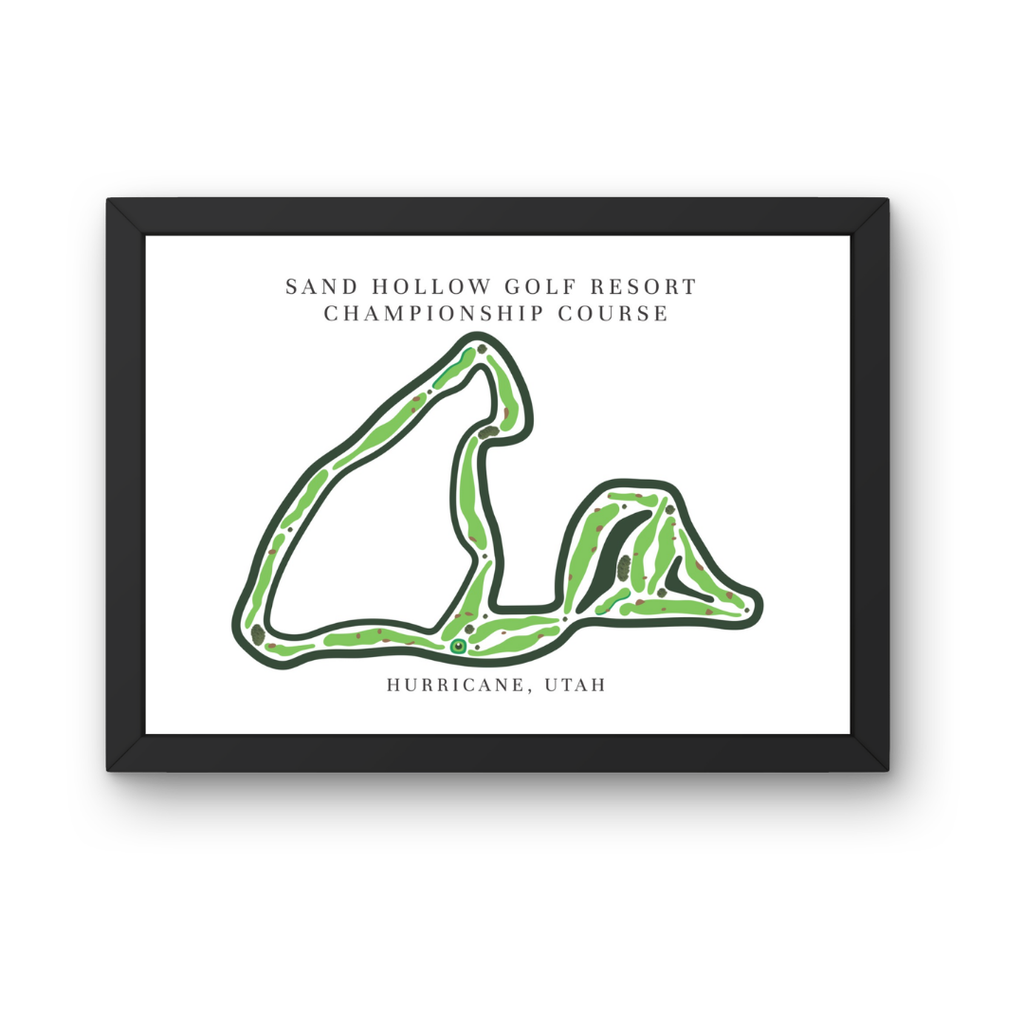 Sand Hollow Golf Resort Championship Course Hurricane, Golf Course Prints, Utah
