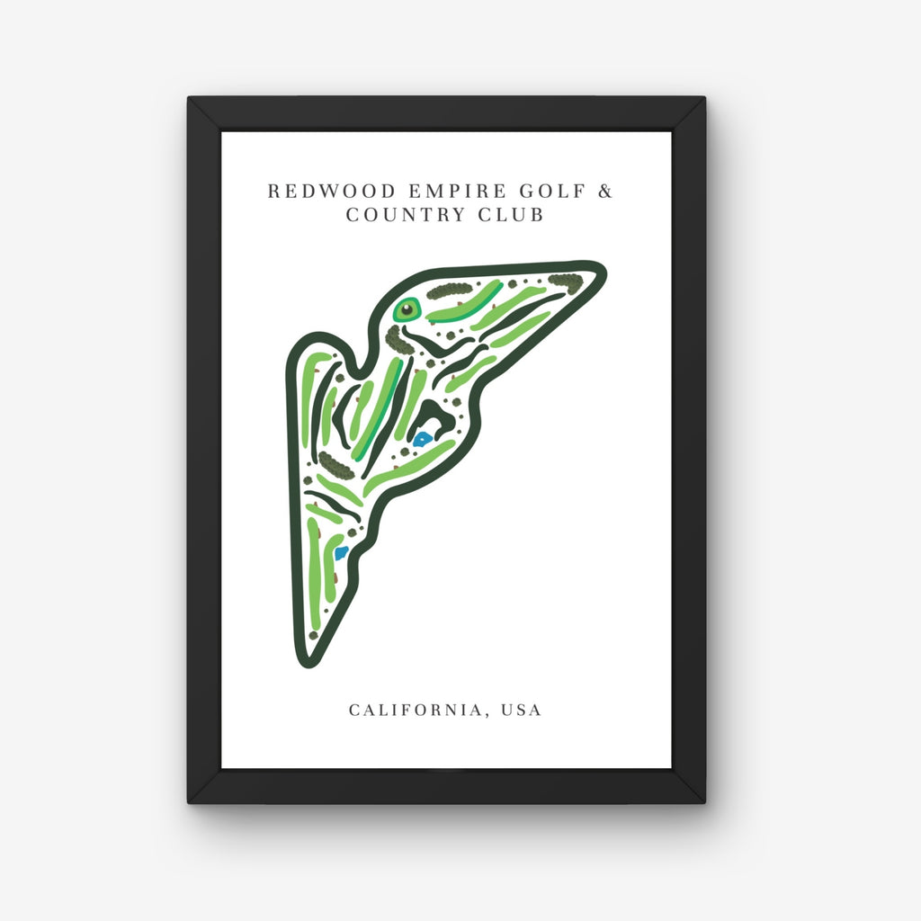 Redwood Empire Golf & Country Club, Golf Course Print, California