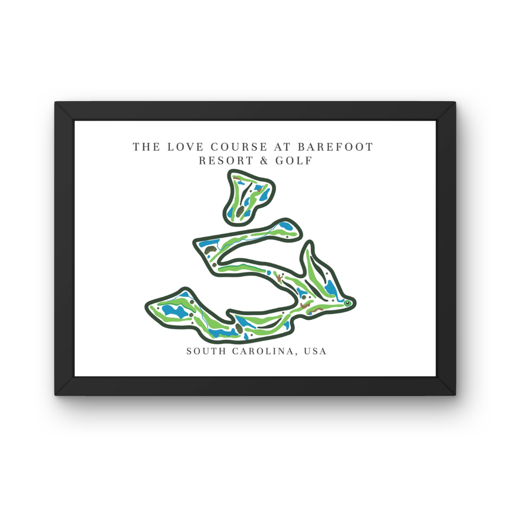 The Love Course at Barefoot Resort & Golf, Golf Course Prints, South Carolina