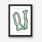 Aviara Golf Club Golf Course Prints, California, Golf Map Artwork