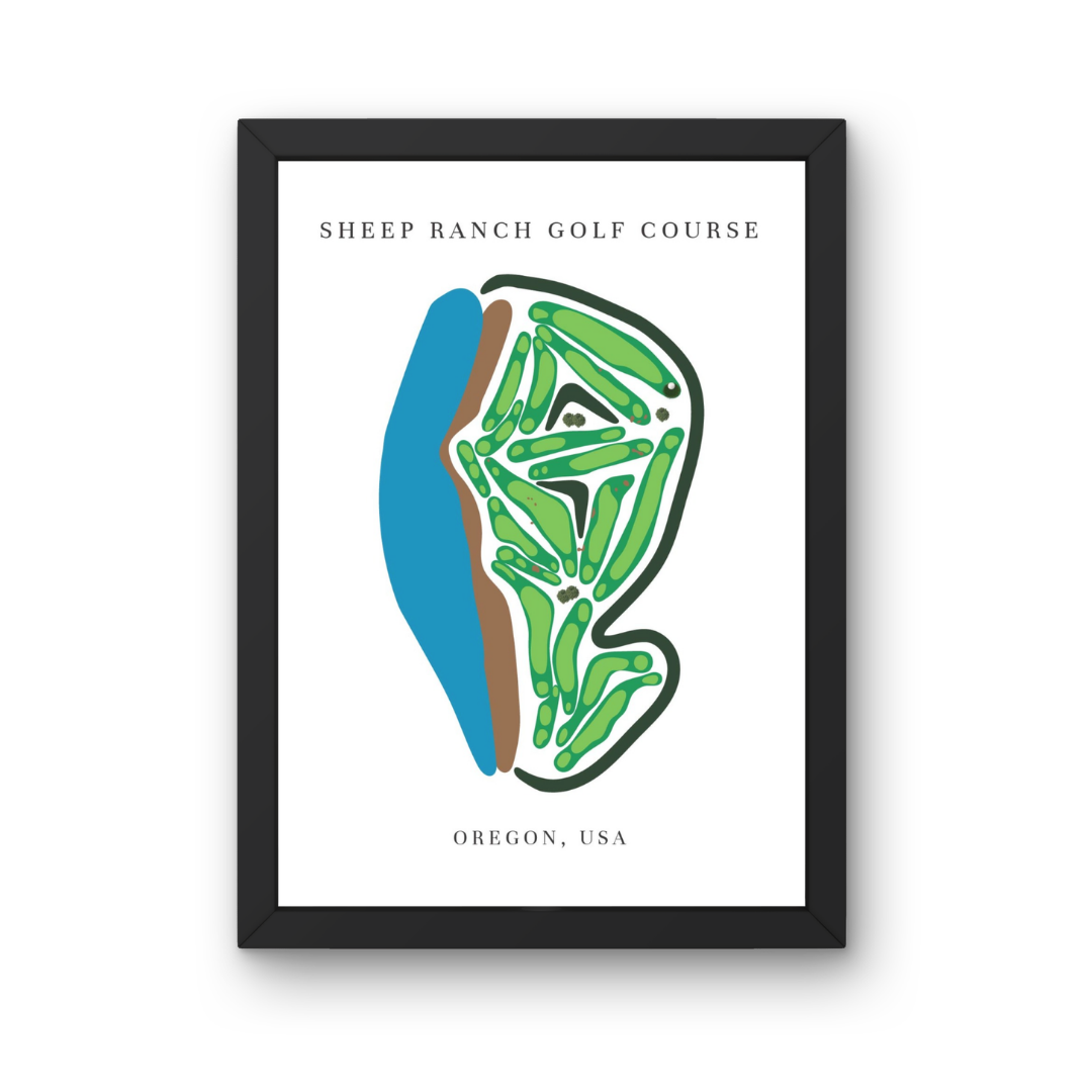 Sheep Ranch Golf Club, Golf Course Print, Oregon