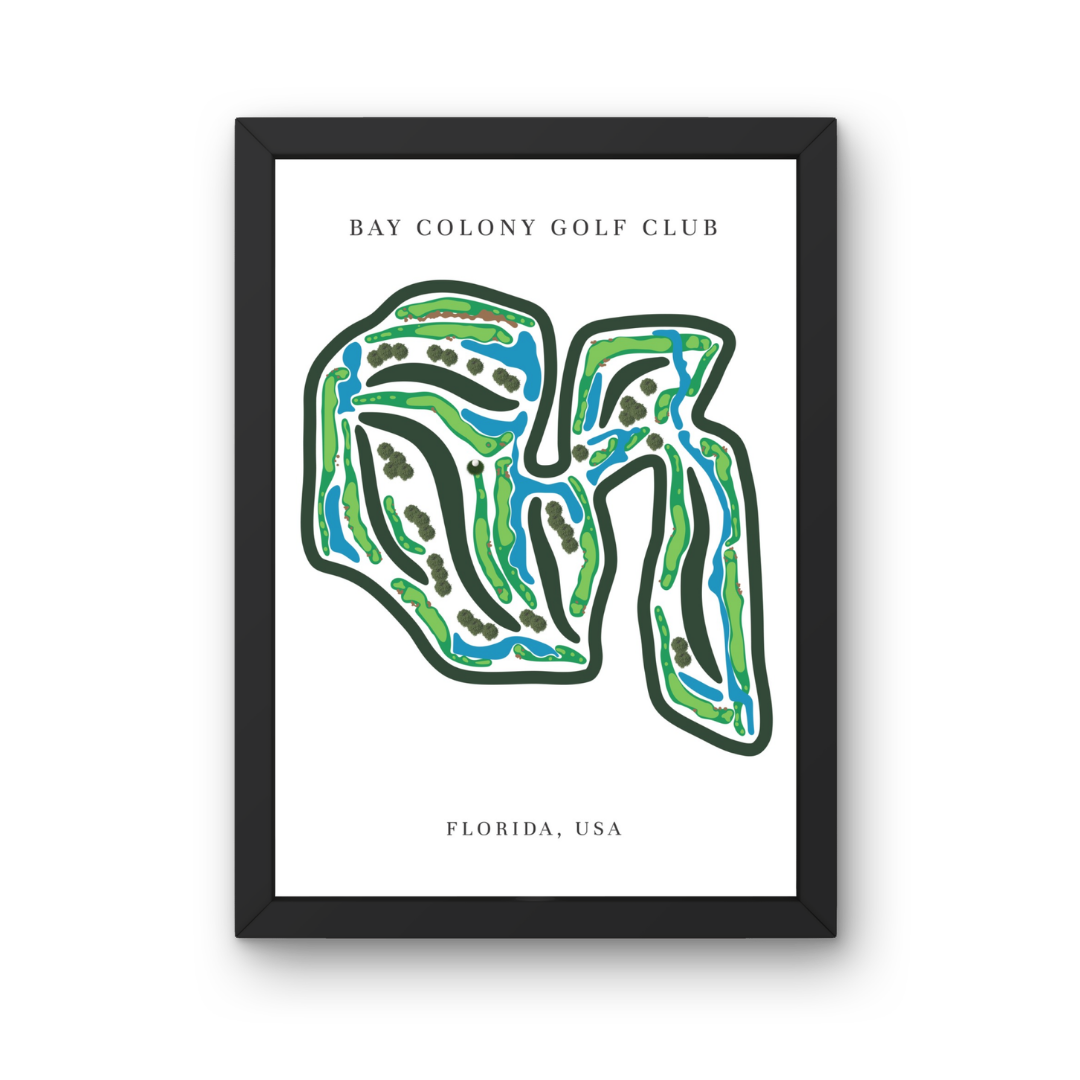 Bay Colony Golf Club, Golf Course Prints, Florida