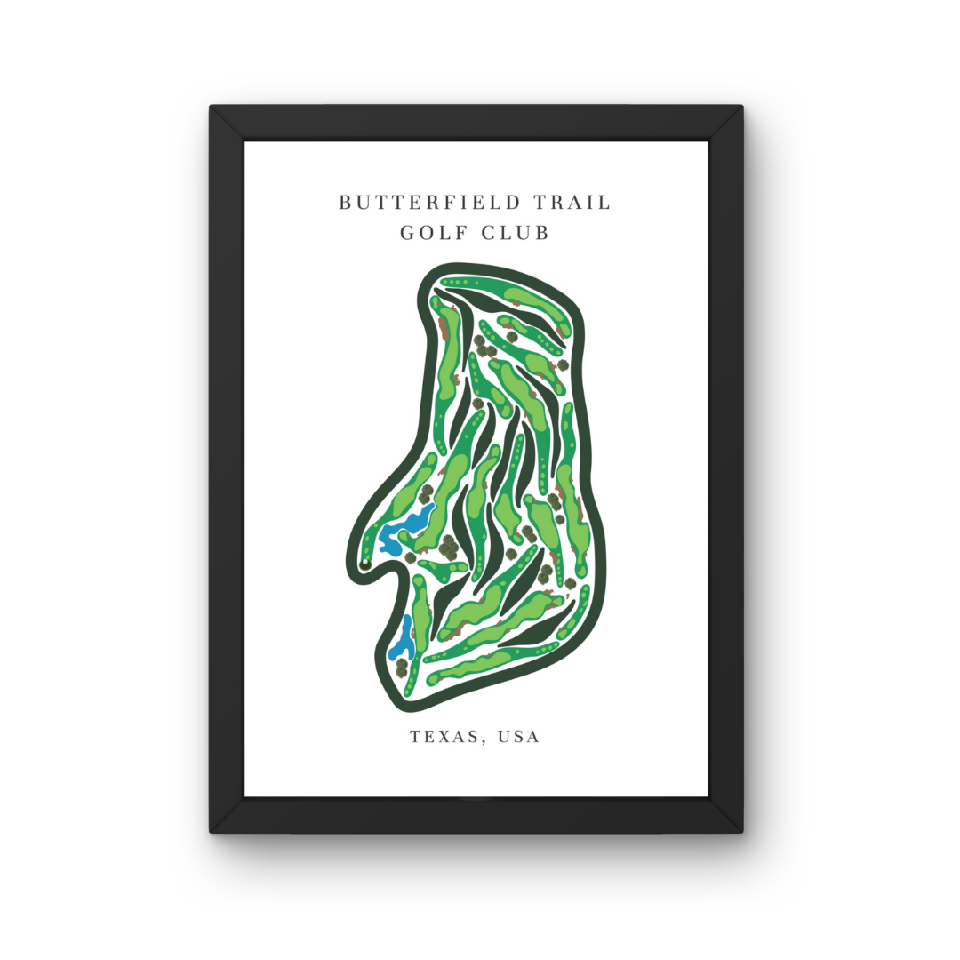 Butterfield Trail Golf Club, Golf Course Prints, Texas