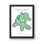 University of Georgia Golf Course Print, Georgia