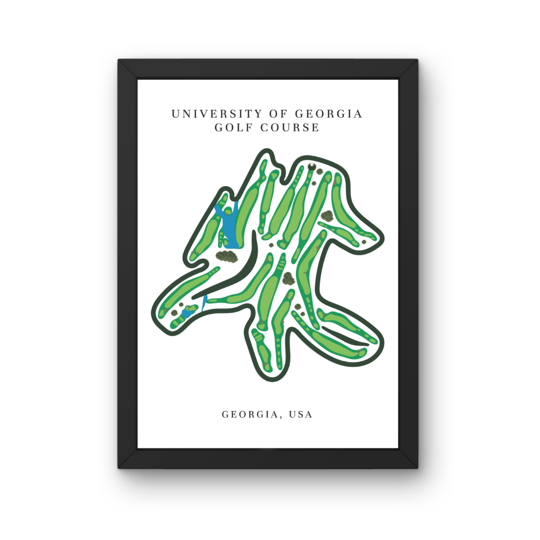 University of Georgia Golf Course Print, Georgia