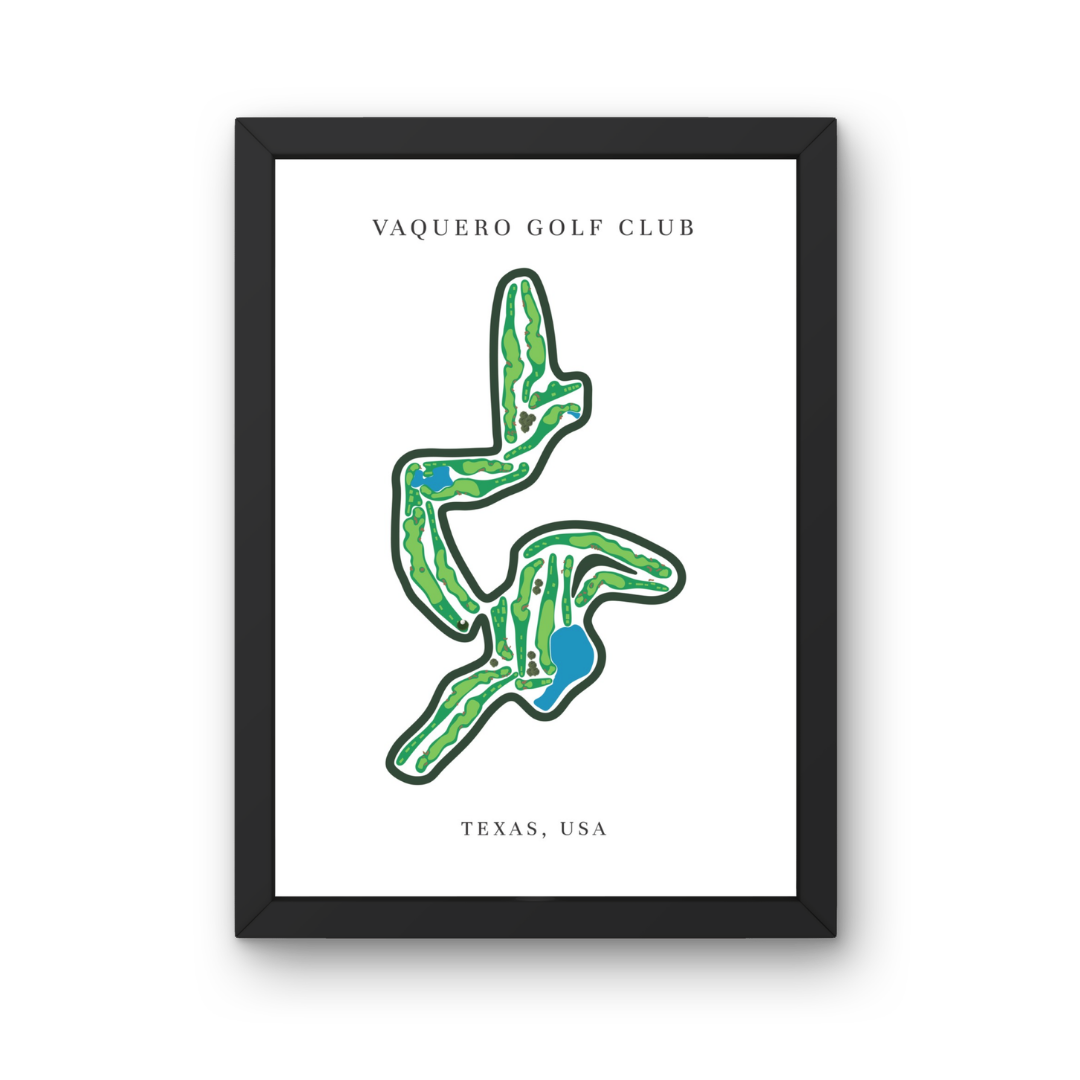 Vaquero Golf Club, Golf Course Prints, Texas