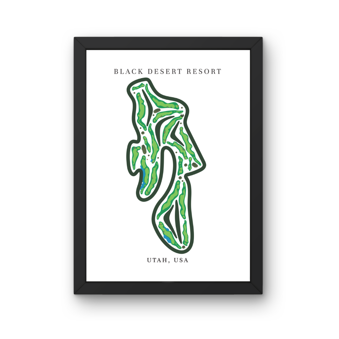 Black Desert Resort, Golf Course Prints, Utah