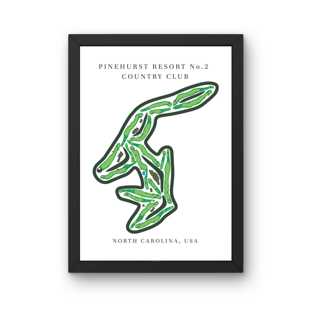 Pinehurst Resort No. 2 Country Club Golf Course Print, North Carolina