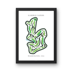 Gamble Sands, Golf Course Prints, Washington