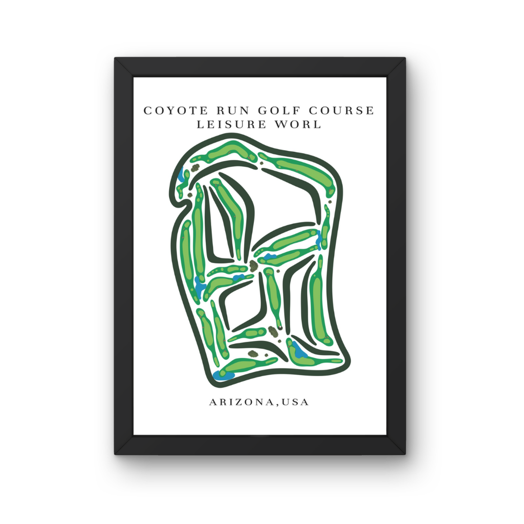 Coyote Run Golf Course, Leisure World Golf Course Print, Arizona