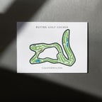 Blythe Golf Course Golf Course Prints, California, Golf Map Artwork