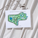 Butler National Golf Club Golf Course Prints, Illinois, Golf Map Artwork