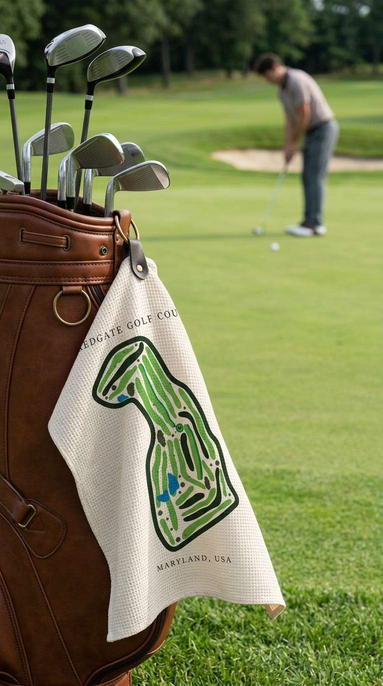 Redgate Golf Course Maryland | Golf Course Print Towels | Golf Course Microfiber