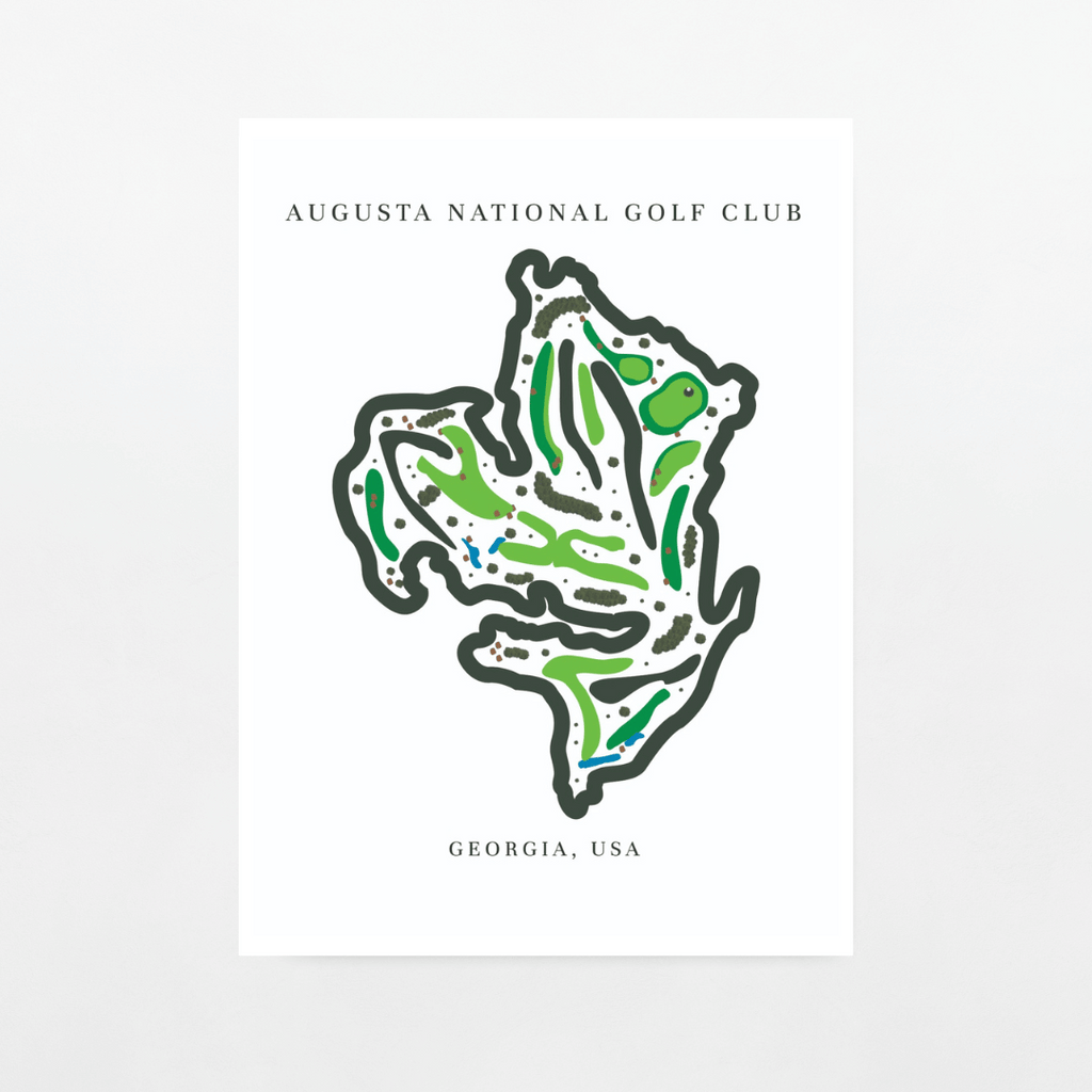 Augusta National Golf Club, Golf Course Print, Georgia
