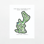 Oak Hill Country Club East & West, Golf Course Print, New York